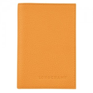 Akcesoria Longchamp Le Foulonné Passport Cover Męskie Morelowe | SN-LCMP49420