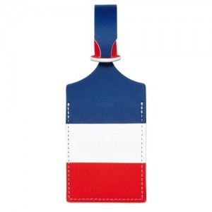 Akcesoria Longchamp Lgp Travel Luggage Tag Męskie Czerwone Granatowe | SN-LCMP49409