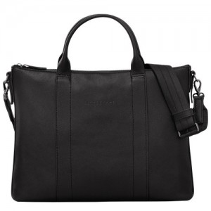 Aktówka Longchamp 3d Męskie Czarne | SN-LCMP49024