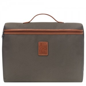 Aktówka Longchamp Boxford S Męskie Brązowe | SN-LCMP49026