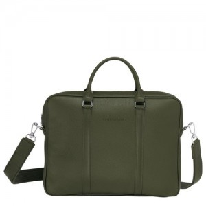Aktówka Longchamp Le Foulonné Xs Damskie Khaki | SN-LCMP48192