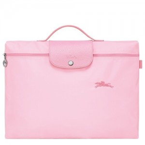 Aktówka Longchamp Le Pliage Green S Damskie Różowe | SN-LCMP48164