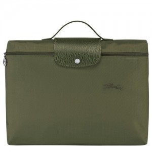 Aktówka Longchamp Le Pliage Green S Damskie Zielone | SN-LCMP48167