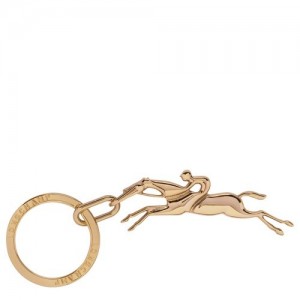 Breloczki Longchamp Cavalier Damskie Złote | SN-LCMP48458
