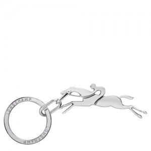 Breloczki Longchamp Cavalier Męskie Srebrne | SN-LCMP49296