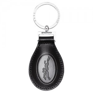 Breloczki Longchamp Le Foulonné Damskie Czarne | SN-LCMP48451