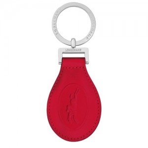 Breloczki Longchamp Le Foulonné Męskie Czerwone | SN-LCMP49278