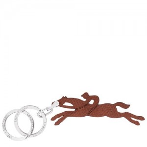 Breloczki Longchamp Le Pliage Damskie Brązowe | SN-LCMP48465