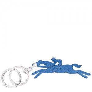 Breloczki Longchamp Le Pliage Męskie Niebieskie | SN-LCMP49281