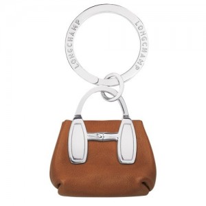 Breloczki Longchamp Roseau Damskie Brązowe | SN-LCMP48467