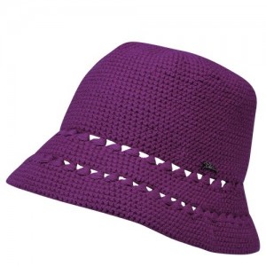 Czapki Longchamp Hat Damskie Fioletowe | SN-LCMP48850