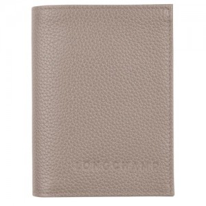 Etui na Karty Longchamp Le Foulonné Męskie Szare | SN-LCMP49240