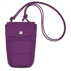 Etui na Telefon Longchamp Le Pliage Xtra Damskie Fioletowe | SN-LCMP48236