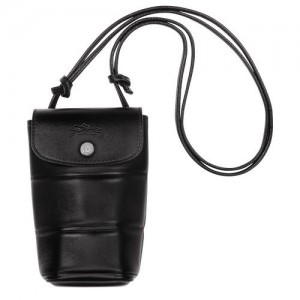 Etui na Telefon Longchamp Le Pliage Xtra Damskie Czarne | SN-LCMP48238