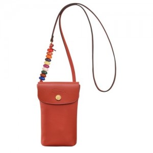 Etui na Telefon Longchamp Le Pliage Xtra Damskie Brązowe | SN-LCMP48245