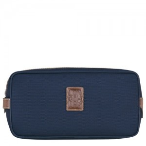 Kosmetyczki Longchamp Boxford Męskie Niebieskie | SN-LCMP49396
