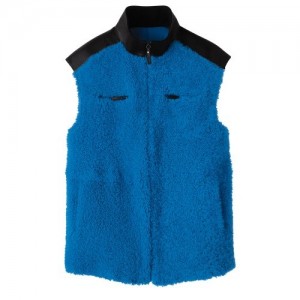 Kurtki Longchamp Bez Rękawów Cardigan Damskie Jasny Niebieskie | SN-LCMP48625
