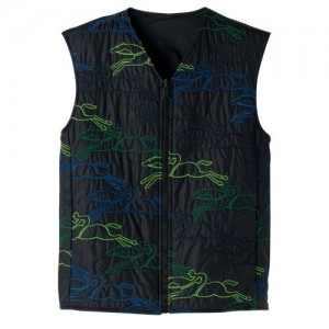 Kurtki Longchamp Bez Rękawów Cardigan Damskie Czarne | SN-LCMP48628