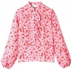 Najfatalniejszy Longchamp Blouse Damskie Różowe | SN-LCMP48697