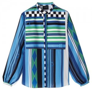 Najfatalniejszy Longchamp Blouse Damskie Jasny Niebieskie | SN-LCMP48700