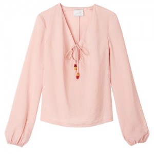 Najfatalniejszy Longchamp Blouse Damskie Beżowe | SN-LCMP48740