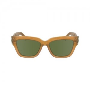 Okulary Przeciwsłoneczne Longchamp Damskie Pomarańczowe | SN-LCMP48993