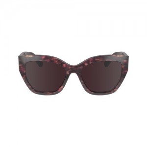 Okulary Przeciwsłoneczne Longchamp Damskie Czerwone | SN-LCMP48997