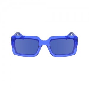 Okulary Przeciwsłoneczne Longchamp Damskie Niebieskie | SN-LCMP48999