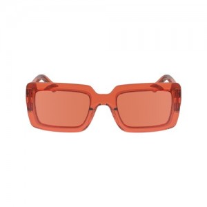 Okulary Przeciwsłoneczne Longchamp Damskie Pomarańczowe | SN-LCMP49000