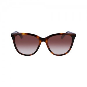 Okulary Przeciwsłoneczne Longchamp Damskie Brązowe | SN-LCMP49006