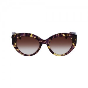 Okulary Przeciwsłoneczne Longchamp Damskie Fioletowe | SN-LCMP49010