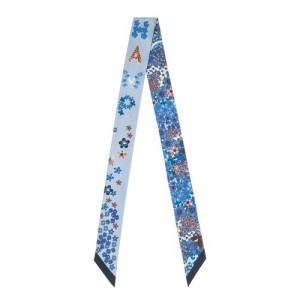 Opaski Longchamp Collier De Fleurs Bandeau Damskie Granatowe | SN-LCMP48872