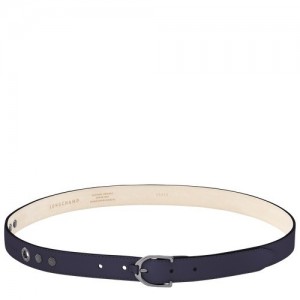 Paski Longchamp 3d Damskie Granatowe | SN-LCMP48965