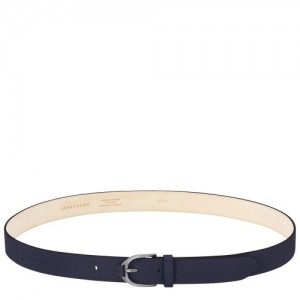 Paski Longchamp 3d Damskie Granatowe | SN-LCMP48967