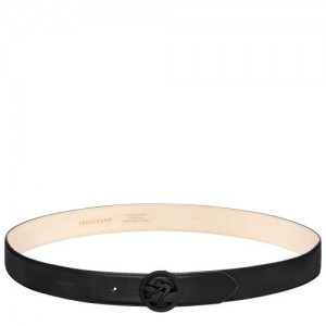 Paski Longchamp Box-trot Męskie Czarne | SN-LCMP49435