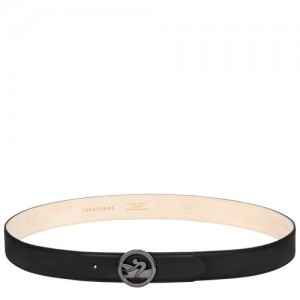Paski Longchamp Box-trot Męskie Czarne | SN-LCMP49437
