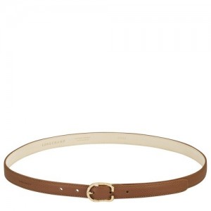 Paski Longchamp Le Foulonné Damskie Brązowe | SN-LCMP48943