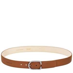 Paski Longchamp Le Foulonné Męskie Brązowe | SN-LCMP49444