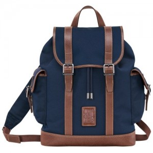 Plecaki Longchamp Boxford Męskie Niebieskie | SN-LCMP49112