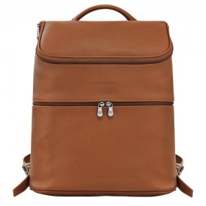 Plecaki Longchamp Le Foulonné Damskie Brązowe | SN-LCMP48107