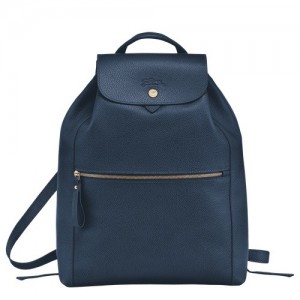 Plecaki Longchamp Le Foulonné Damskie Granatowe | SN-LCMP48121