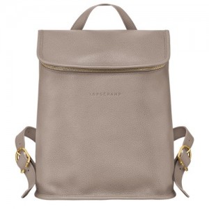 Plecaki Longchamp Le Foulonné Damskie Szare | SN-LCMP48125