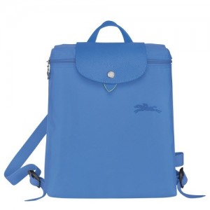 Plecaki Longchamp Le Pliage Green M Damskie Niebieskie | SN-LCMP48136