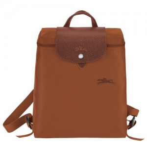 Plecaki Longchamp Le Pliage Green M Męskie Brązowe | SN-LCMP49134