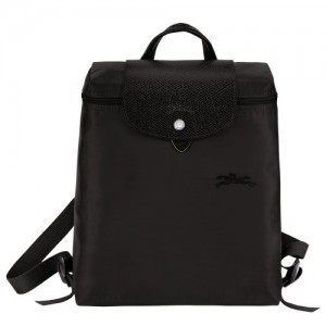 Plecaki Longchamp Le Pliage Green M Męskie Czarne | SN-LCMP49136