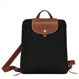 Plecaki Longchamp Le Pliage Original M Damskie Czarne | SN-LCMP48120