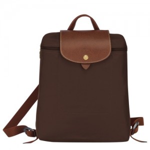 Plecaki Longchamp Le Pliage Original M Damskie Czekolada | SN-LCMP48140