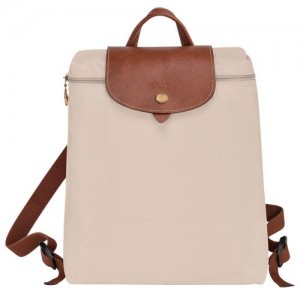 Plecaki Longchamp Le Pliage Original M Męskie Beżowe | SN-LCMP49141