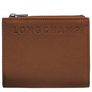 Portfele Longchamp 3d Damskie Brązowe | SN-LCMP48247