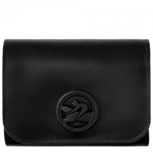 Portfele Longchamp Box-trot Damskie Czarne | SN-LCMP48303